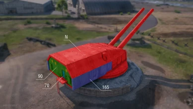 Броня крупнокалиберных орудий в режиме Линия фронта World of Tanks