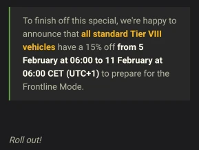 Линия фронта World of Tanks стартует 11 февраля