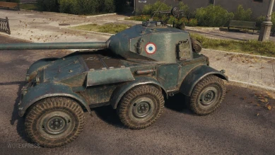 Старая модель Hotchkiss EBR в World of Tanks