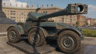 Старая модель Hotchkiss EBR в World of Tanks