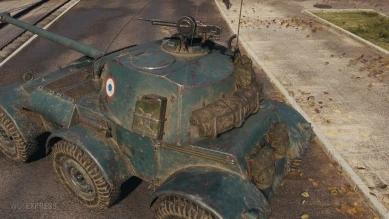 Старая модель Hotchkiss EBR в World of Tanks