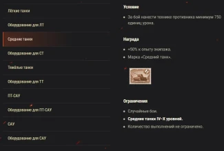 Акция «Классовые игры» World of Tanks на выходные
