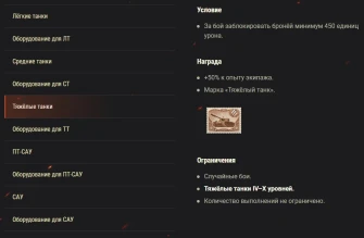 Акция «Классовые игры» World of Tanks на выходные