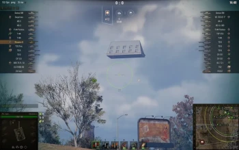 НЛО на карте «Хайвей» в World of Tanks